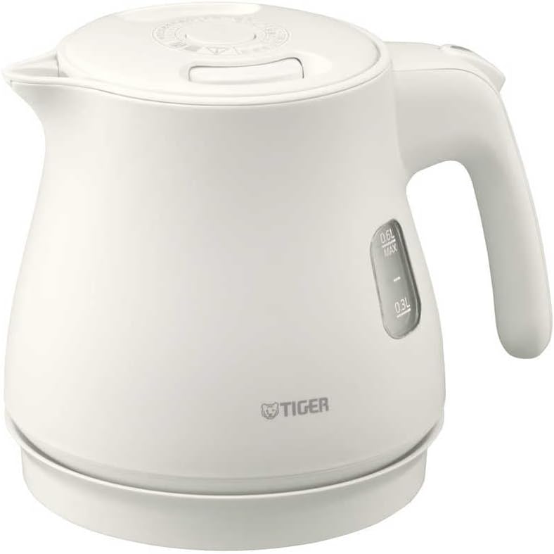 TIGER PCV-A060WM マットホワイト QUICK&SAFE+ [蒸気レス電気ケトル